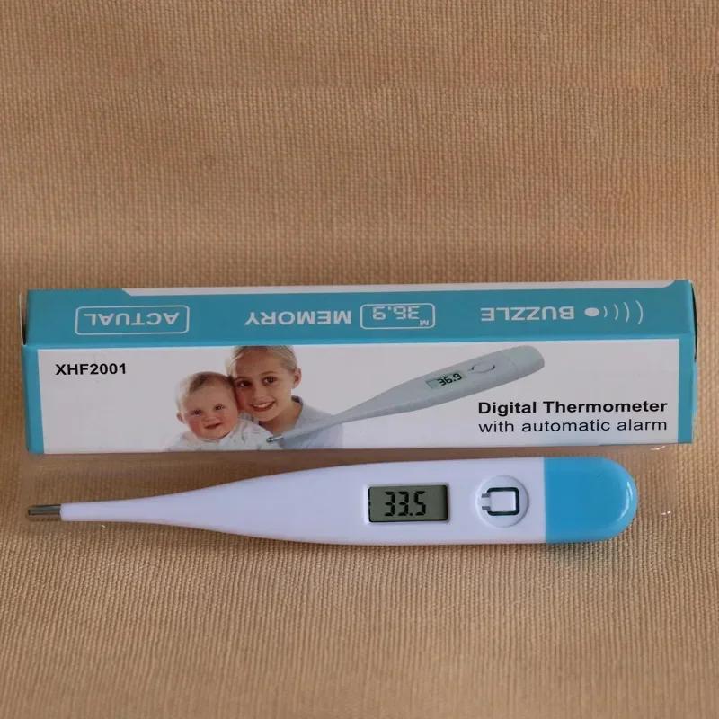 Digital Water Thermometer Accurate Oral and Armpit Temperature Reading Fever Alert Termometer Bath Thermometers