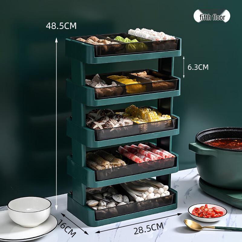 

Multilayer Kitchen Food Preparation and Storage Rack