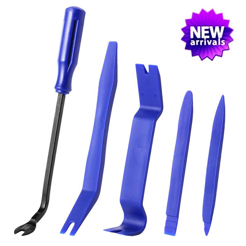 Auto Trim Removal Tool Kit, No Scratch Plastic Pry Tool Kit - Interior Door Panel Clip Fastener Removal Set For Vehicle