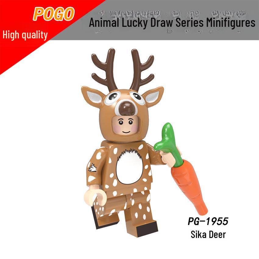 

Оптовые игрушки-конструкторы «Мультяшный клоун и Бог богатства» Height about 5 cm