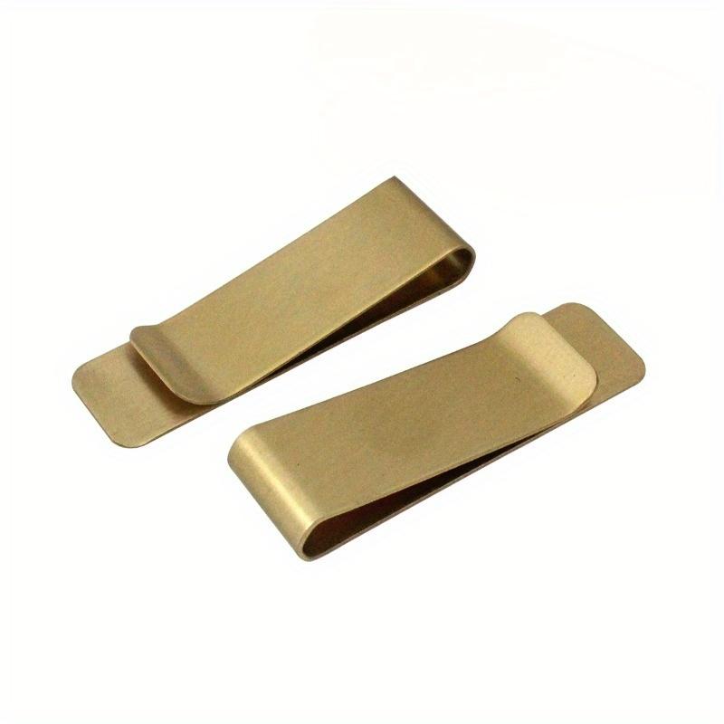 5pcs High Quality Brass Money Clip Cash Clamp Holder Portable Money Clip Wallet Purse for Pocket Metal Money Holder