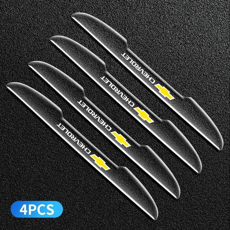

4x Transparent Car Door Anti-Collision Rubber Strips Bumper Guard Protector Sticker For Chevrolet Cruze Captiva Trax Malibu Sail
