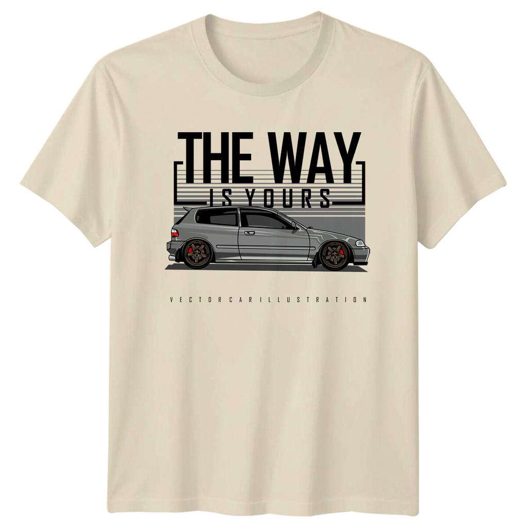 The Way Is Yours Cars Mens T-Shirt Womens Tee Graphic Unisex Top