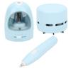 Pencil Sharpene Automatic Blue Small Portable Stationery Set for Clean Desk Sharpen Eliminate Pen