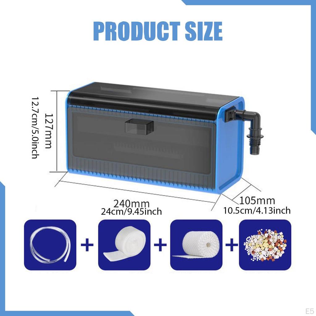 Aquarium Box, Hanging Box for Turtle Tank, Professional, Office, Living Room, Shop, Accessories