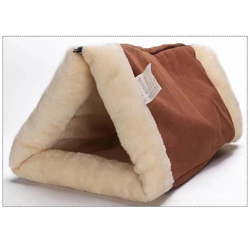 

Съемный моющийся съемный наполнитель для кошачьего туалета, плюшевая термоподушка для глубокого сна, самонагревающийся наполнитель для кошачьего туалета коричневый