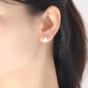ESTELLE [Official] Women's Earrings, 10K White Gold, 0202-3404-0019-0000