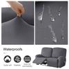 1/2/3/4 Seater Recliner Elastic Sofa Covers Waterproof Stretch Armchair Reclining Sofa Slipcover  Relax Chair Covers Adjustable