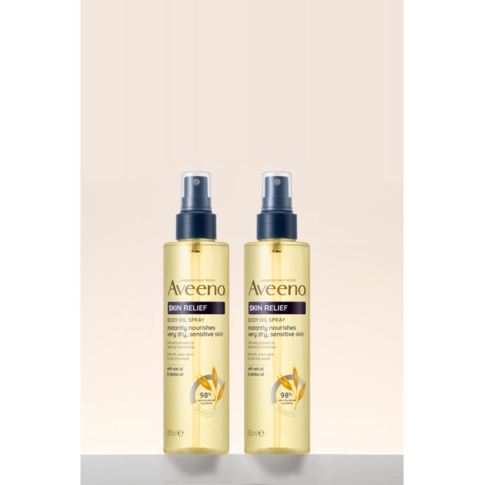 Aveeno Skin Relief Oil Spray 200mlx2 NONE