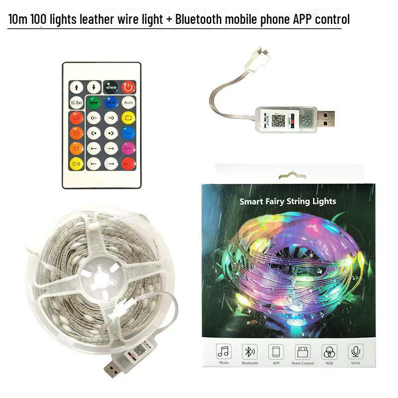 Magic Color LED String Lights: 5V Low Voltage, Waterproof, Bluetooth App & Voice Controlled, Christmas & Decorative Lighting