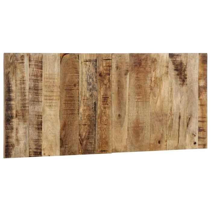VidaXL Tête de lit 120 cm bois de manguier brut massif, panneau de tête de lit, tête de lit en bois massif, tête de lit 4017491