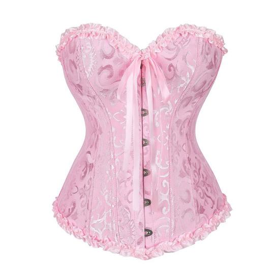 Dames Korset Tops Off Shoulder Kant Strik Design Regular Fit Shapewear Perfect Figuur Vetersluiting Taille Trainer