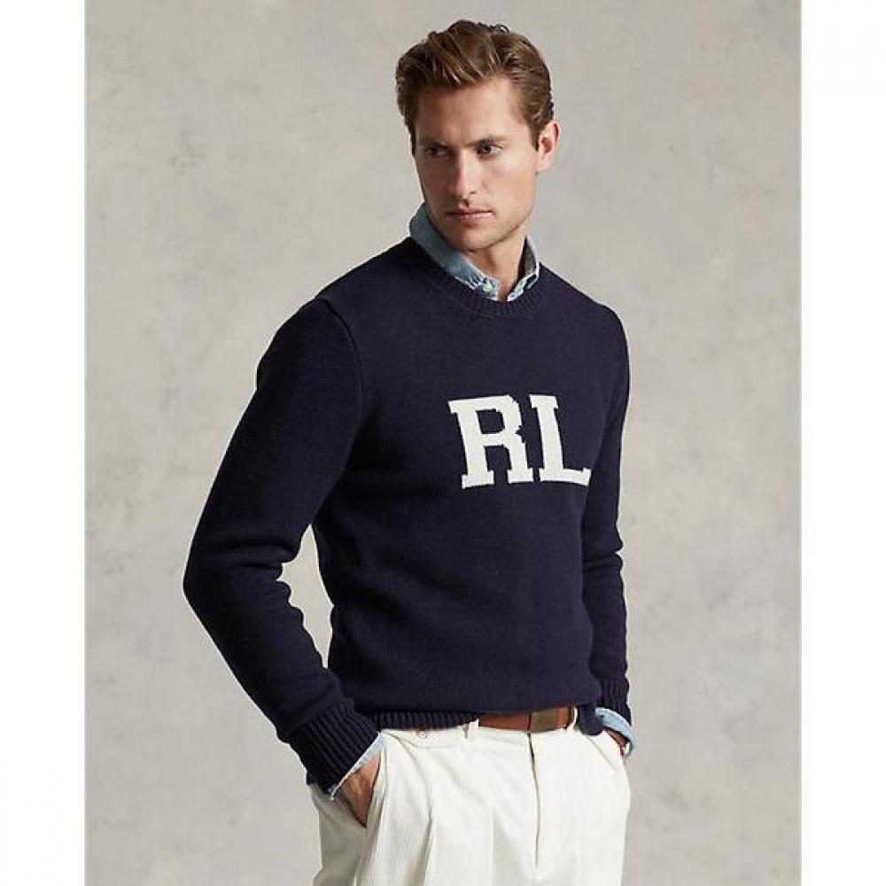 

Polo Ralph Lauren Men S Monogram Wool Sweater mnpoSwe16821254400 XL