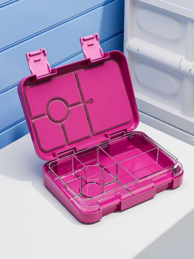 1100ml Kreslený potisk Obědový box Vhodný do mikrovlnné trouby Bento box Halloween Mezipatro Nepropustný Úložný box Hermetické nádoby Studenti