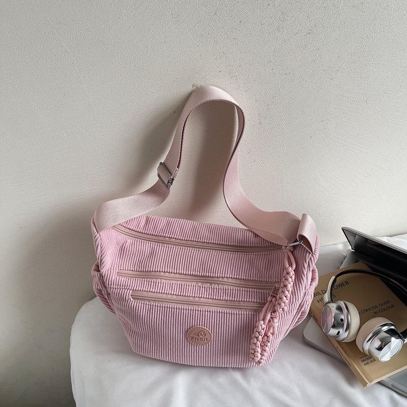 Nylon Crossbody Bag Casual Dumpling Bag Women's 2025 Summer New Lightweight and Simple Shoulder Canvas Bag Armpit Shoulder Bag