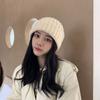 Windproof Warm Winter Fashion Korean Style Beanies Knitted Hat Solid Color Women Hat