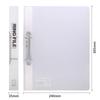 Deli A4 Two-Hole D-Ring Transparent File Folder