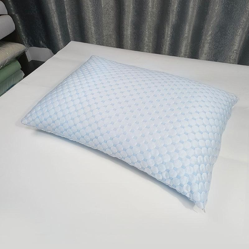 1pc Summer Cooling Pillow,Ice Silky and Bamboo Fiber AB Side Face,Shredded Memory Foam Home Hotel Sleeping Pillows 51*76/51*92cm