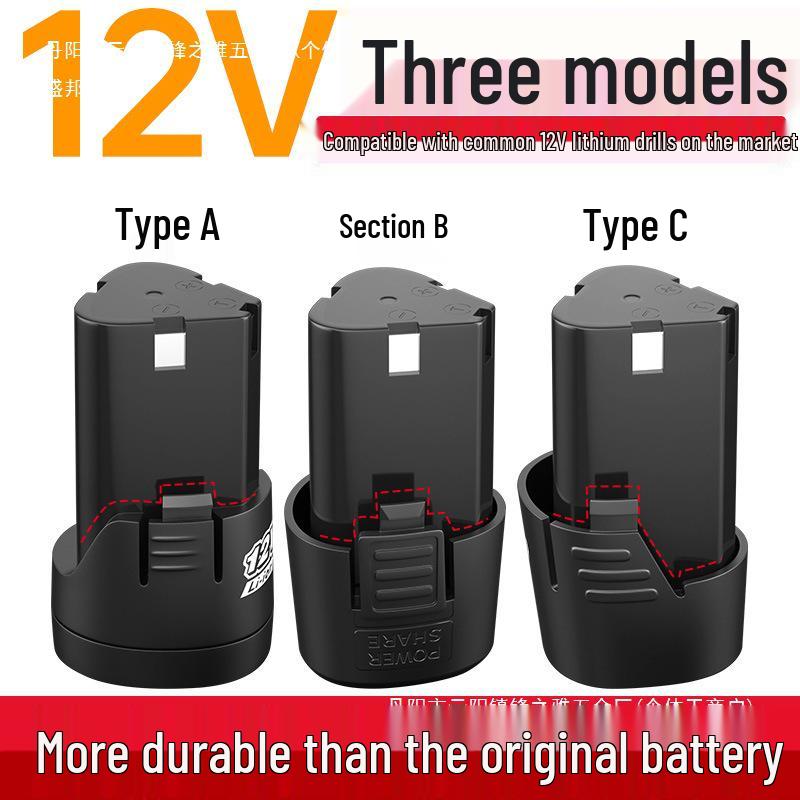 12V/16.8V Cordless Lithium Drill with Charger and Screwdriver Function