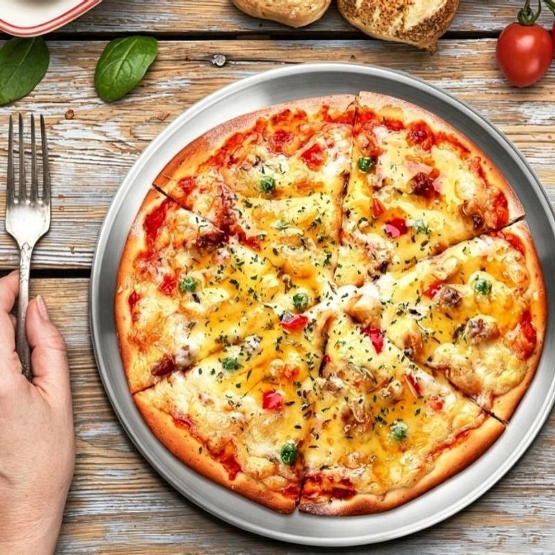 Paslanmaz Çelik Yuvarlak Gümüş Sığ Tepsi Tabak Paslanmaya Dayanıklı 14/17/20/23/26/30cm Kamp Tabağı Barbekü Piknik Tabakları Mutfak Gereçleri