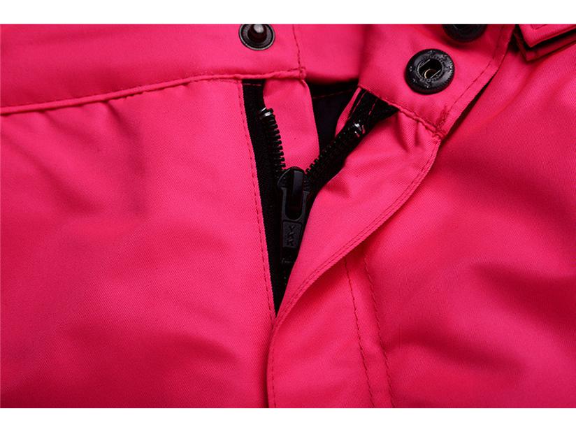 Winddichte, wasserabweisende Ski- und Bergsteiger-Latzhose für Herren und Damen für Herbst und Winter