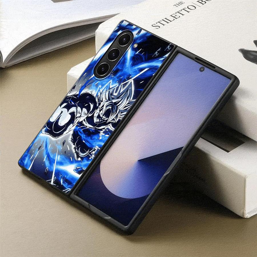 Dragon Ball Anime Goku Case for Samsung Galaxy Z Fold 7 6 5 4 3 ZFold7 ZFold5 ZFold3 ZFold6 ZFold4 Back Phone Cover