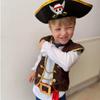 Boys Caribbean Pirate Costume Pirate Suit Kids Halloween Party Stage Wear
