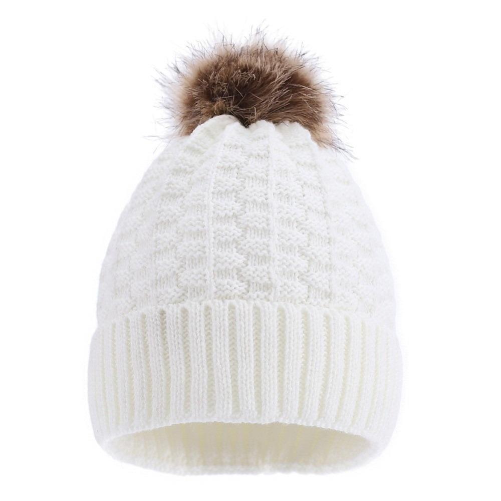Thicken Knitted Hats Coldproof Crochet Cap Fashion Winter Hat Women
