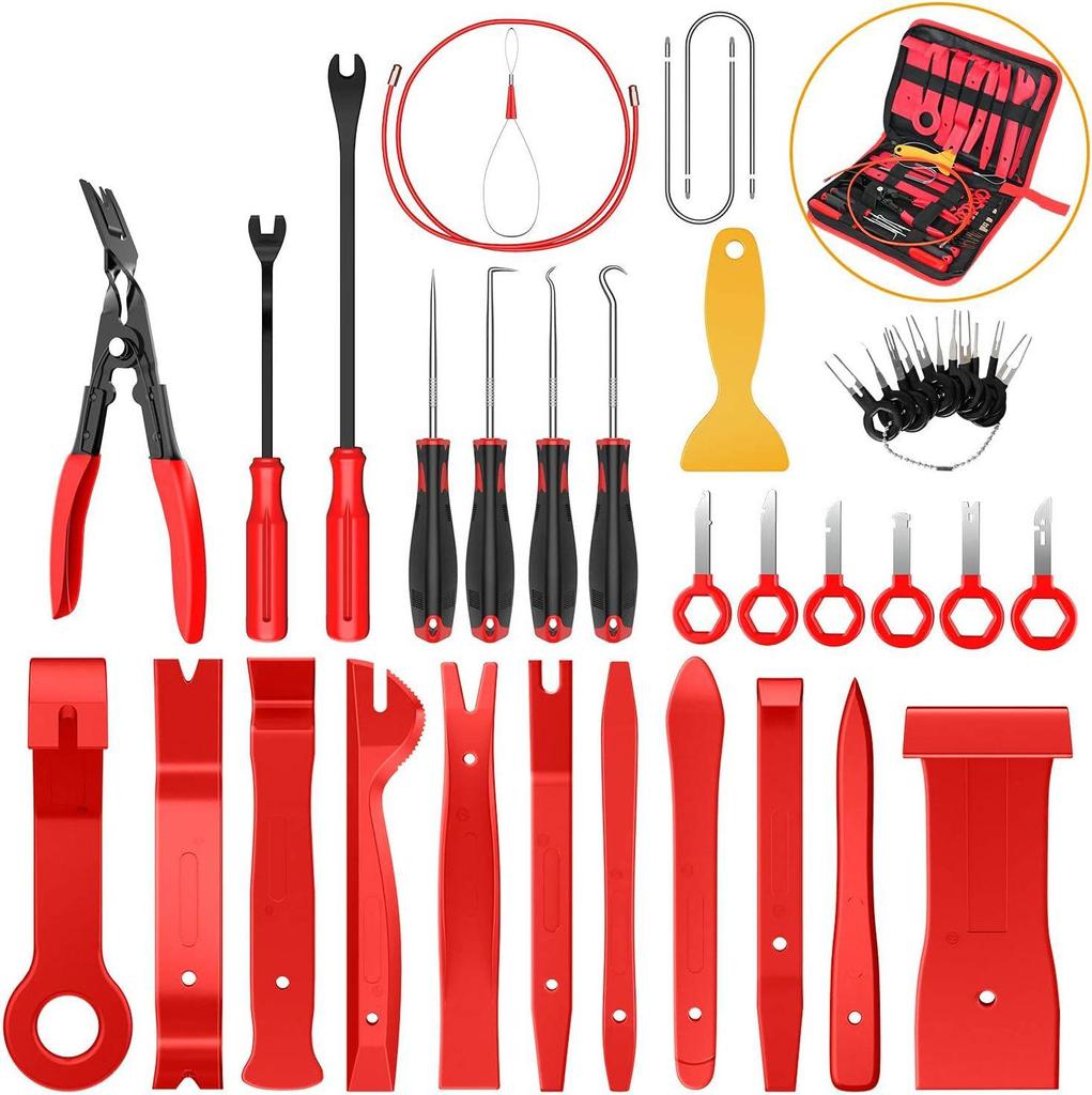 Car Audio Panel Removal Tool Set - 19/40/238/5 PCS for Dashboard and Interior Modification