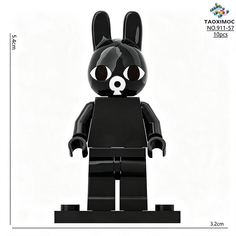 MOC Bricks Animal Hospital Series Cats Dogs Ducks Nurse Wounded Doctor Figures Model Assembled Building Blocks Toys Plastic Doll