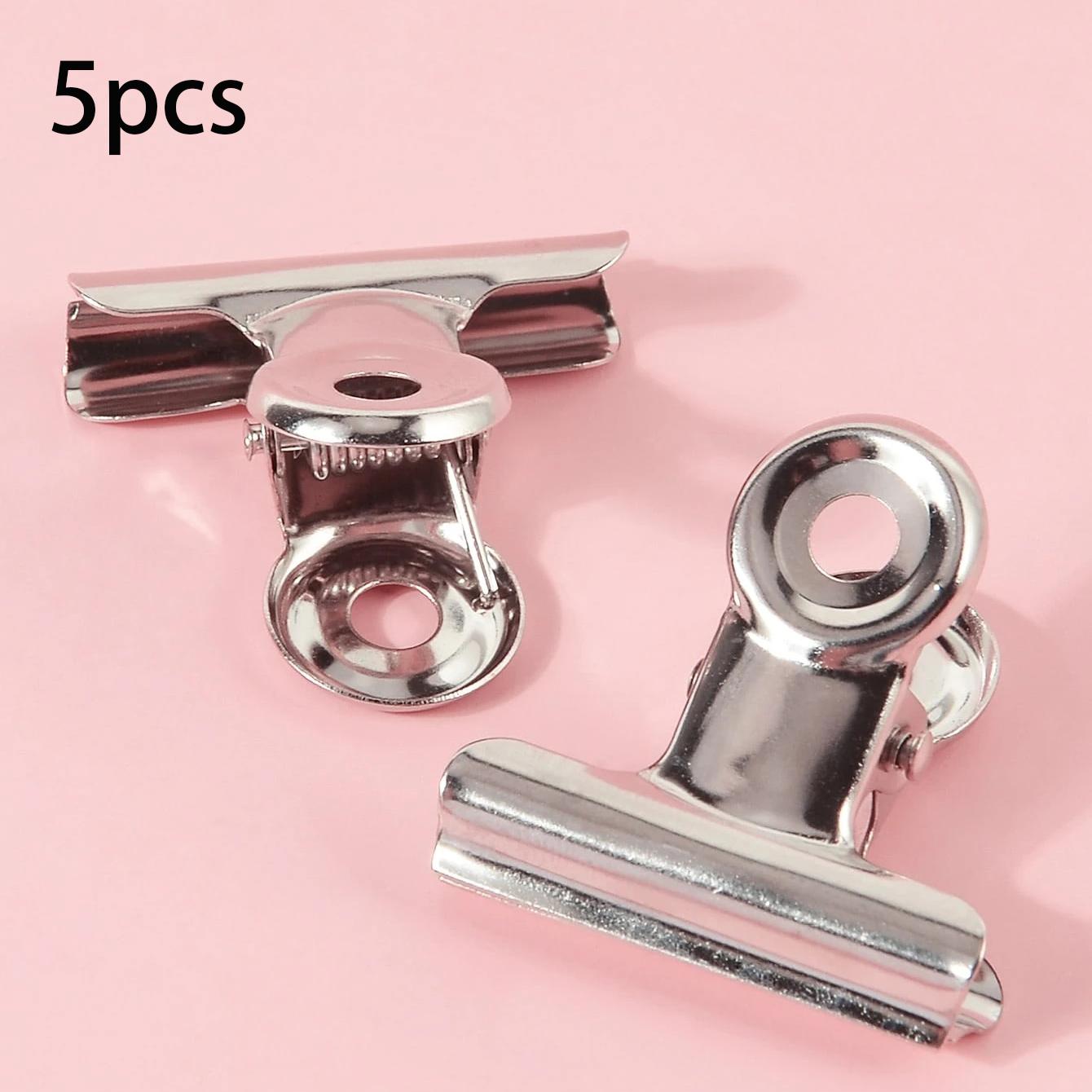 

5PCS/Set Acrylic Nail Clip White Nail Art C Curve Pinching Clips Fixing Clamps Fake Gel Extension Assistant Manicure Tools