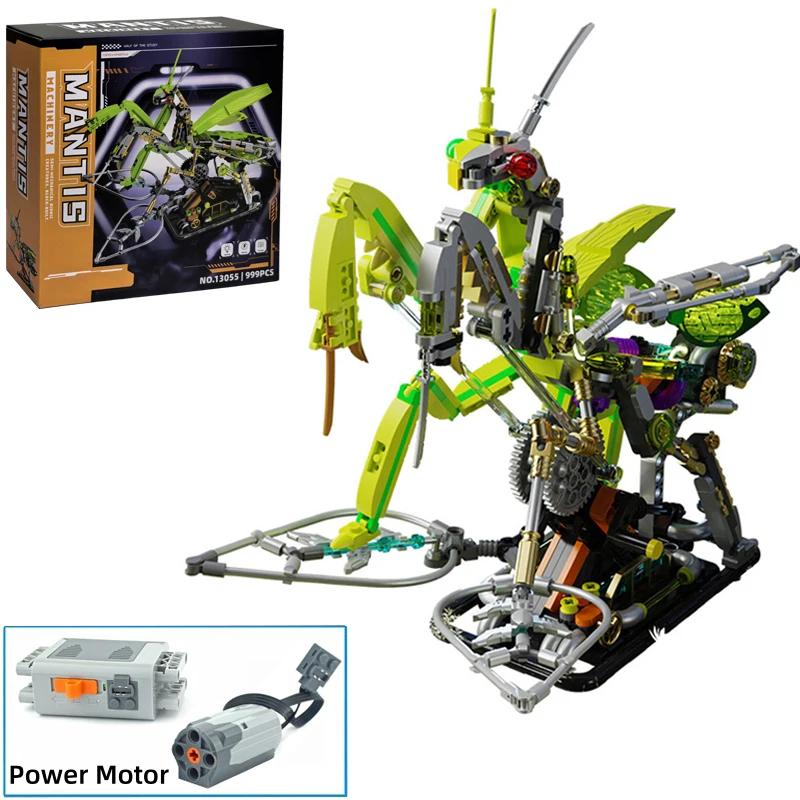 Mechanical Mantis Construction-Kit High-Standard 999Pcs Superior-Grade Construction-Set Superior-Grade Assembly-Bricks Construction Pieces