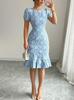Summer Slim-Fit Knee-Length Dress - Chic, Versatile, and Casual