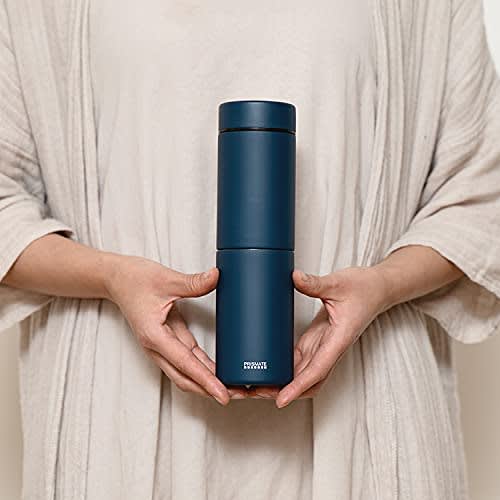 PRISMATE (Prismate) Fully Washable Stainless Steel Bottle with Two Filters and a Tumbler Cap, PR-SK041 (MO (Mocha))