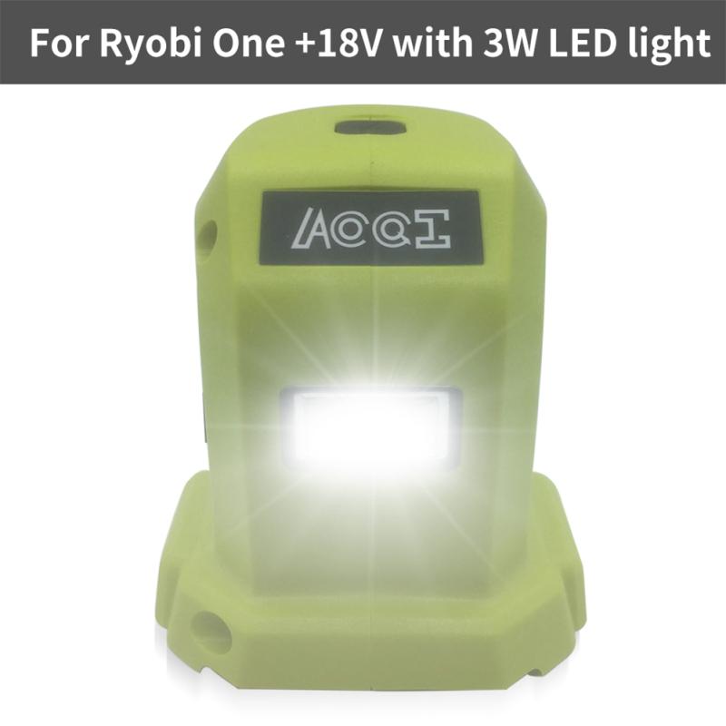 Portable Power Source Li-ion With Lighting Function Dual Usb Output+ Dc Output Compatible For Ryobi
