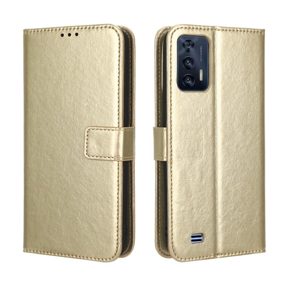 Luxury Leather Flip Wallet Case with Card Slots Kickstand Magnetic Buckle Shockproof Protective Cover for Oukitel WP6/C19/C21/C22/C25/WP13/WP15/WP16