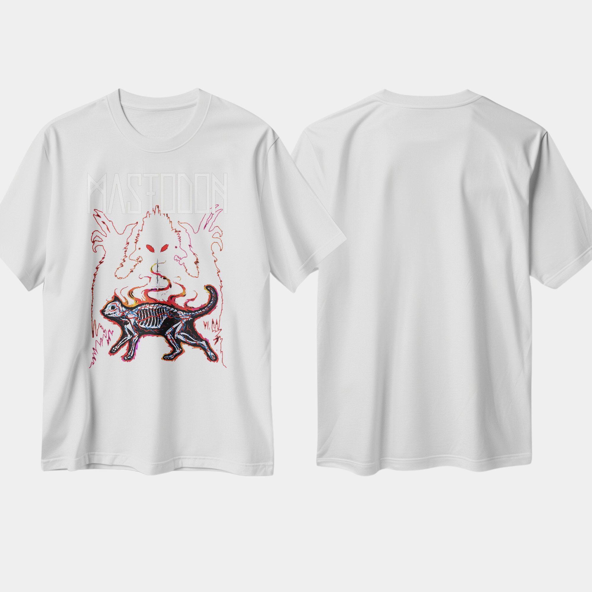 

Band Gift Men s Clothing Graphic Mastodons T-Shirts Short Sleeve Fashion Casual Rock and Roll Tees - Men s Summer Cotton Grap... 5XL різнокольоровий