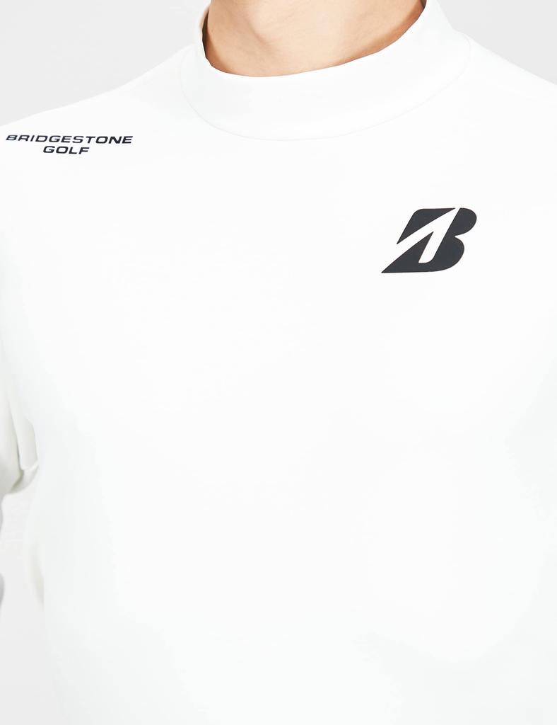 BRIDGESTONE Golf Men's Off-White Golf Shirt, Size M