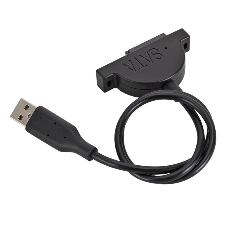 Sata To Usb Adapter Converter Cable 13p For Laptop Odd Cd Dvd Optical Drive