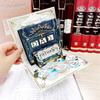 Creative Multicolor Happy Father's Day Greeting Cards with Envelop 3D Pop-Up Card Cartoon Pattern Congratulation Cards Gift
