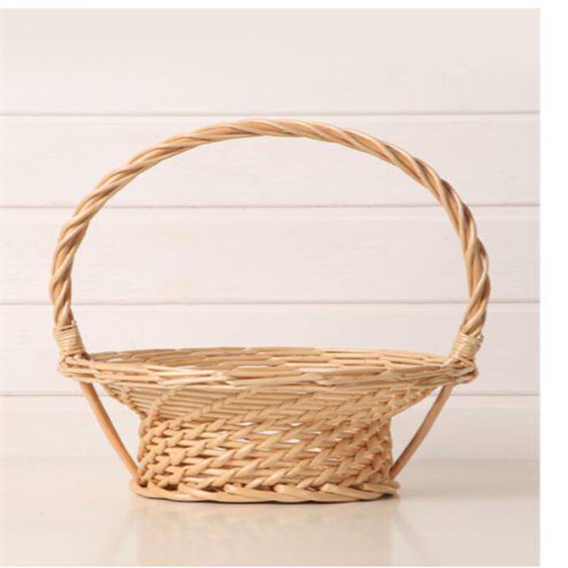 Decorative Rattan Look Plastic Basket