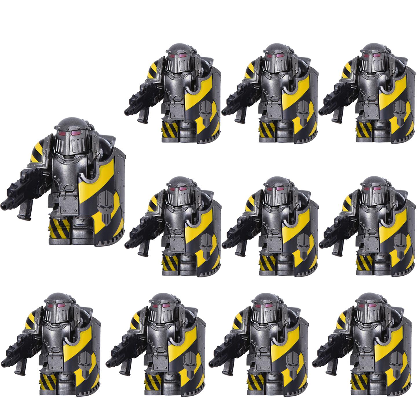 11 pièces NOUVEAUX Chevaliers Anges de Guerre Ultramarines Templiers Soldats de Guerre Mini Figurines d'Action Modèle Jouets pour Enfants Cadeau