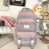 Letter Backpack Pattern Large Capacity Outdoor Travel Bag Student Schoolbag