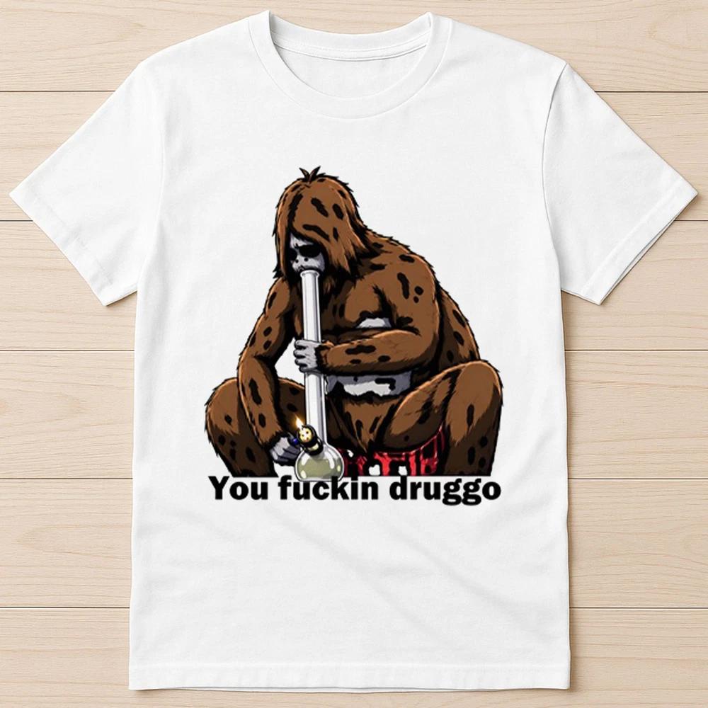 Sassy Sasquatch You Fcukin Druggo The Big Lez Show Funny Gift Tee T Shirt 8067 S