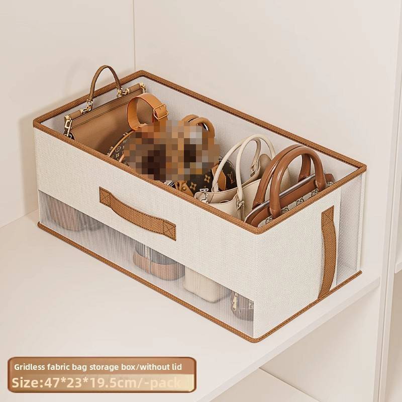 Clothes Storage Box With Dividers Foldable For Bedroom And Closet