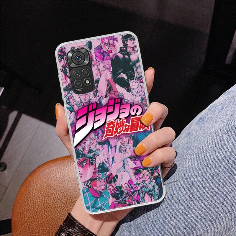 All JoJo's Bizarre Adventure Phone Case For Xiaomi Redmi Note 15 14 13 12S 12 11 Pro Plus 14S 11S 11E 10 10S 11T 5G Personalized