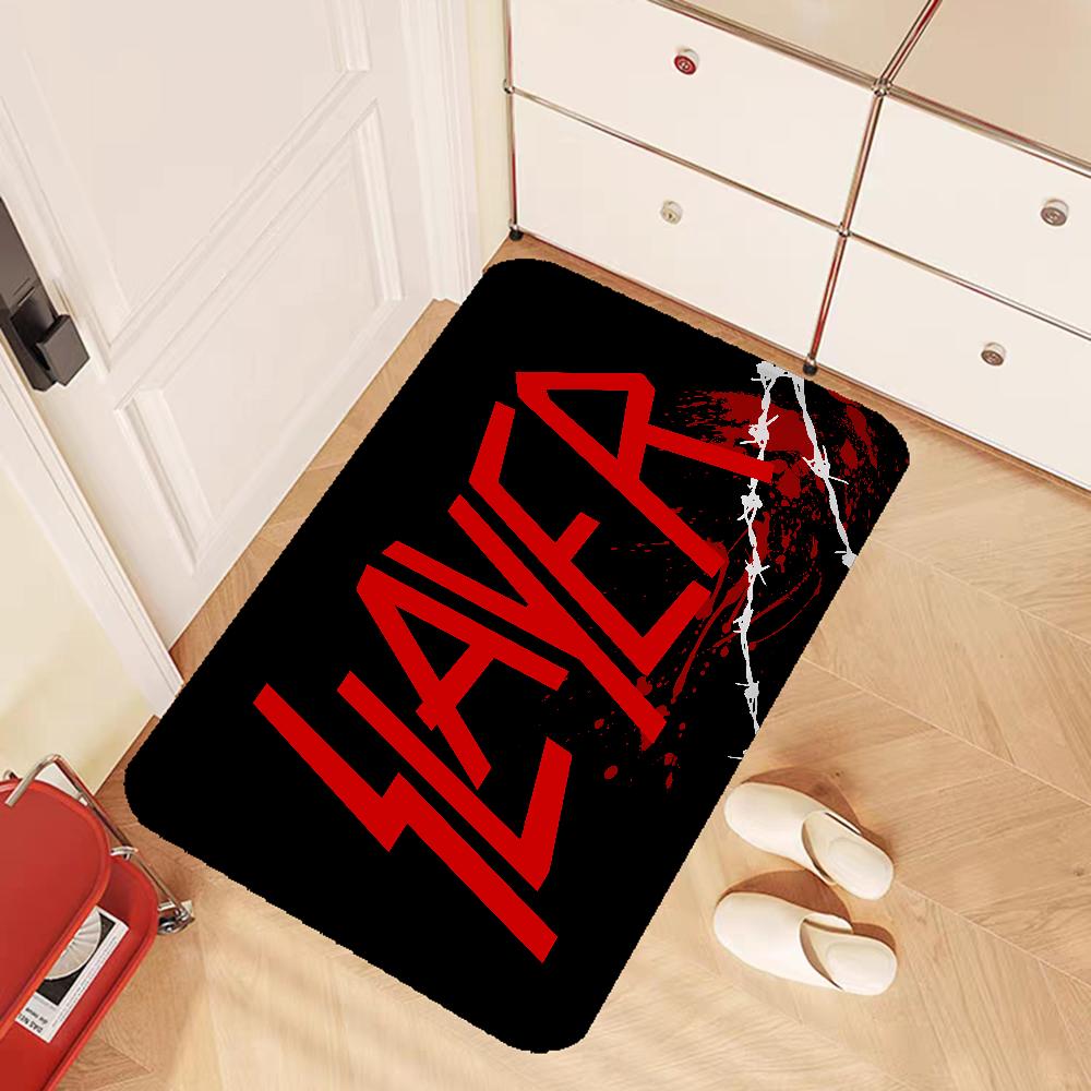 S-Slayer Heavy Metal Band Music Bath Mat Nordic Style Home Doormat Bathroom-Toilet Mats Bedroom Welcome Doormat