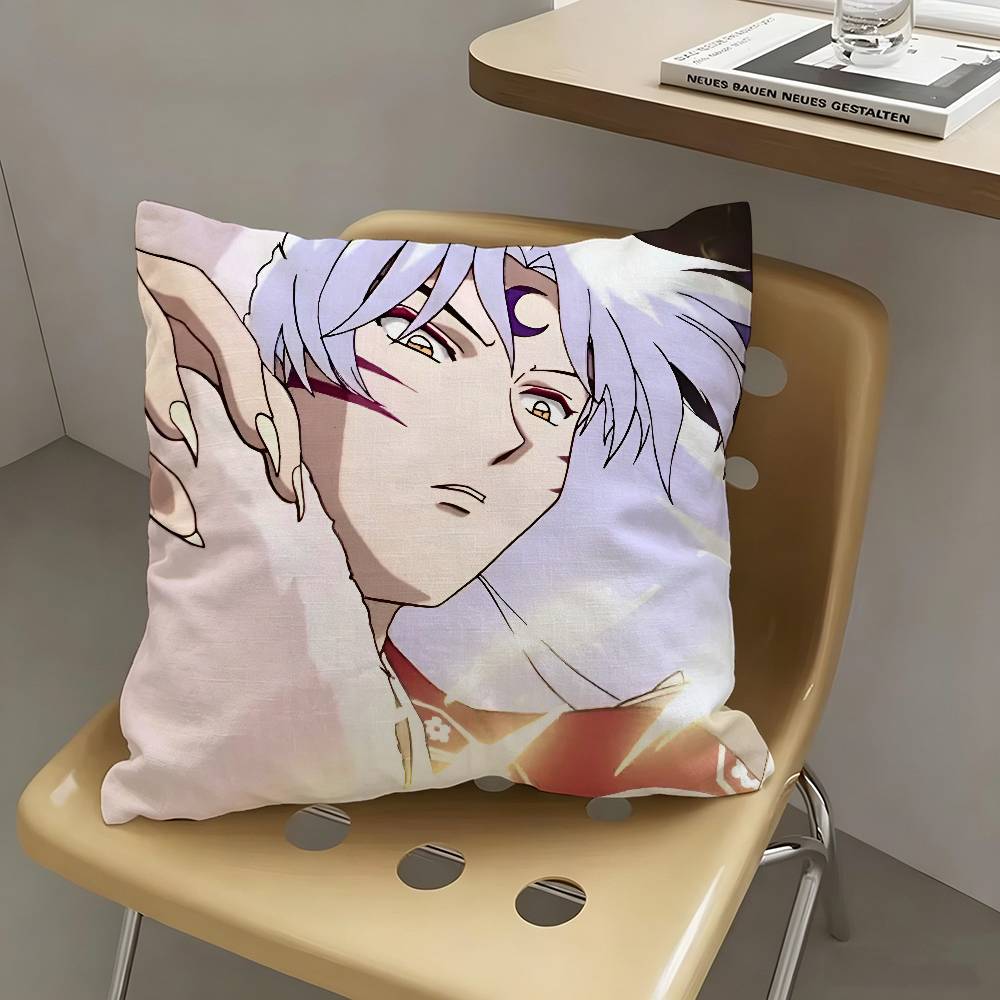 1pc Sesshomaru Pillow Case Fashion Square Pillowcase Bedroom Sofa Room Ins Decoration Leisure