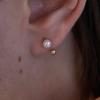 MARQUEMENT 14K Pearl Ball Curve Piercing