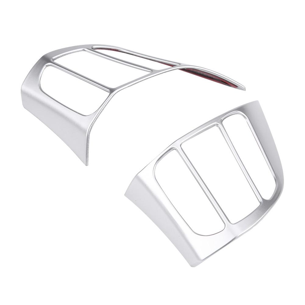 Car Interior Steering Wheel Cover Frame Trim for   Encino Kauai   2017-2020 SUV Silver